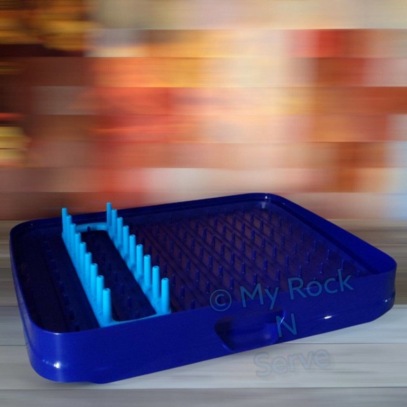 Tupperware Dining Tupperware Dish Caddy Pro Tokyo Blue New Poshmark